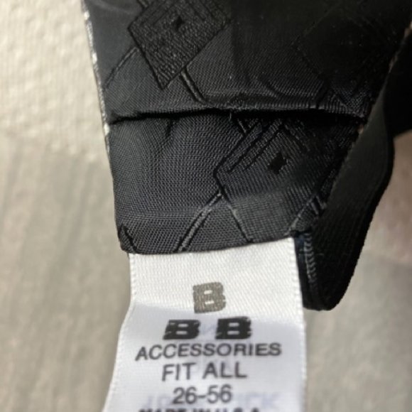 Vintage 100% Silk Bowtie and Cummberbund - Picture 8 of 12